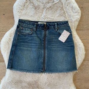 Free People We the Free Zip It Up Mini Skirt Sz 27